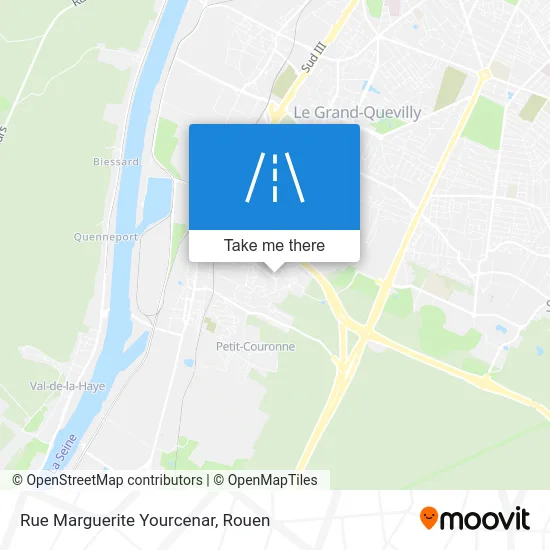 Rue Marguerite Yourcenar map