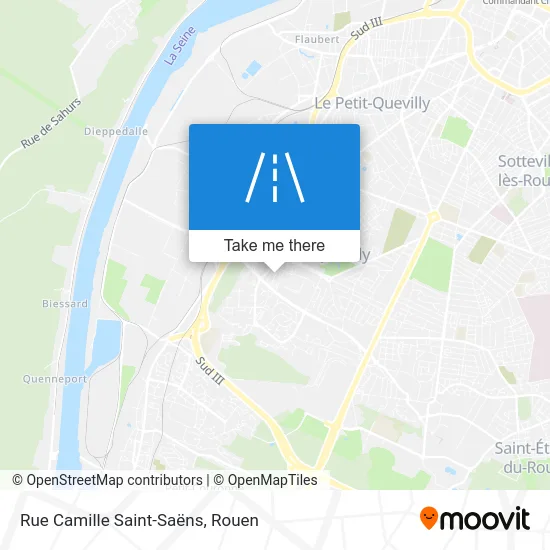 Rue Camille Saint-Saëns map