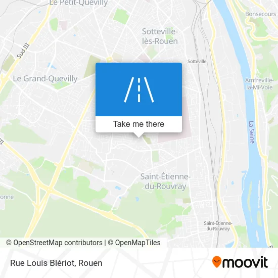 Rue Louis Blériot map