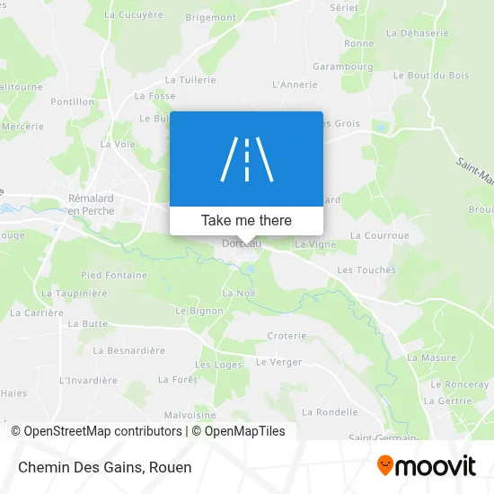 Chemin Des Gains map