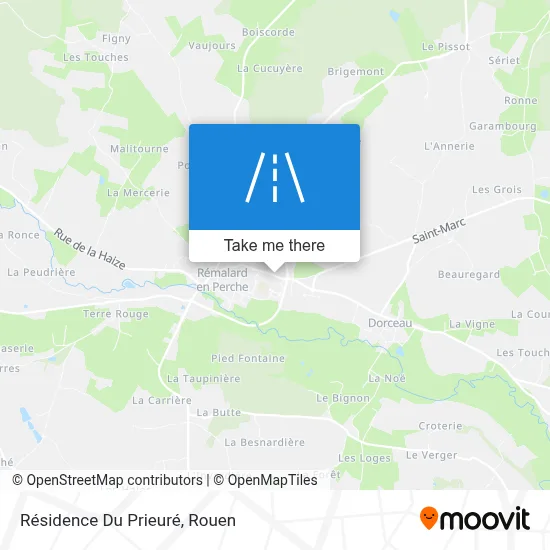 Résidence Du Prieuré map