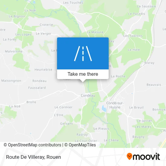 Route De Villeray map