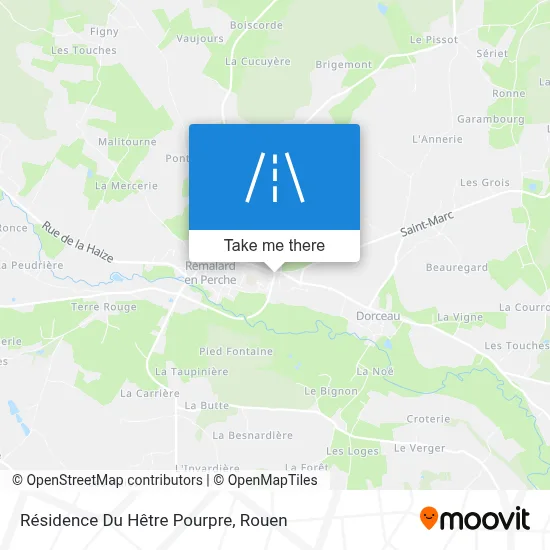 Résidence Du Hêtre Pourpre map