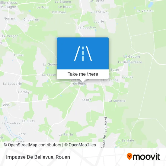 Impasse De Bellevue map