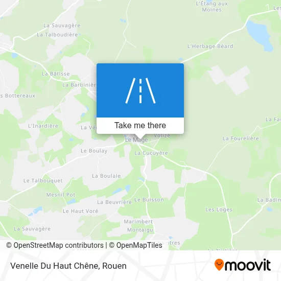 Venelle Du Haut Chêne map