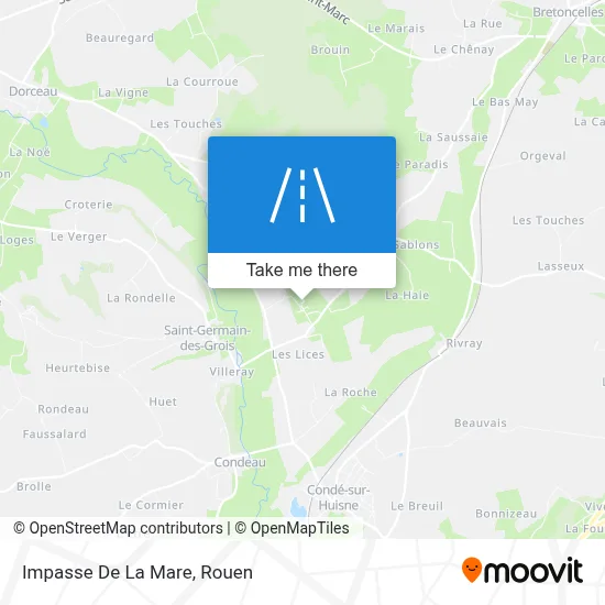 Impasse De La Mare map