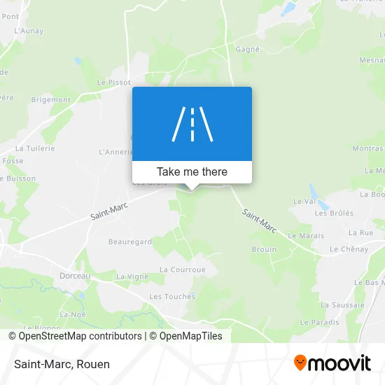 Mapa Saint-Marc