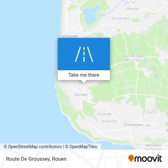 Route De Groussey map