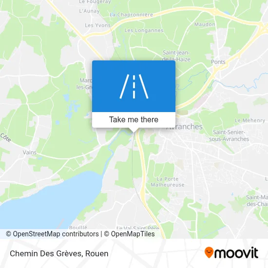 Chemin Des Grèves map