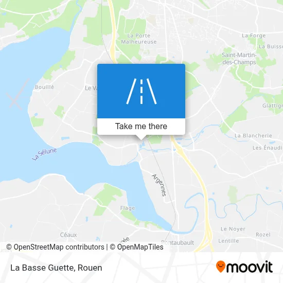 La Basse Guette map
