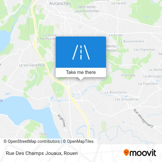 Rue Des Champs Jouaux map