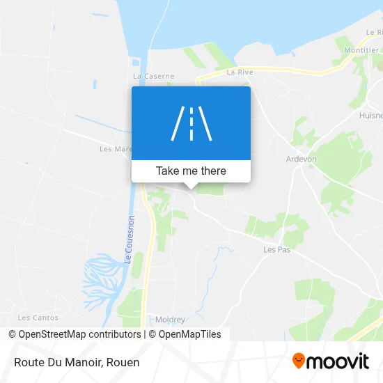 Route Du Manoir map