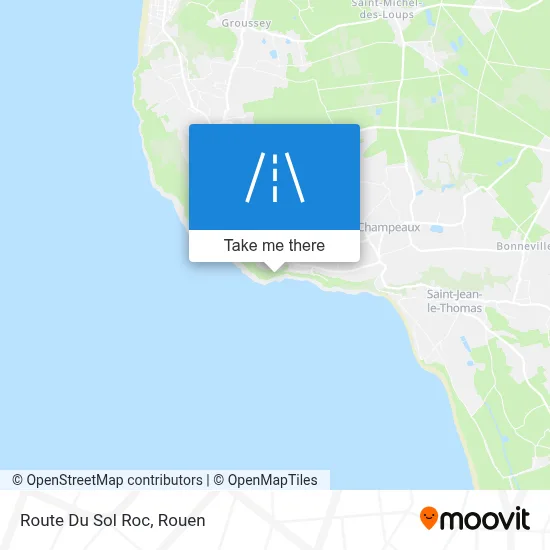 Route Du Sol Roc map