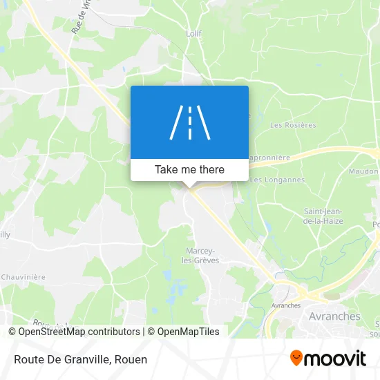 Route De Granville map