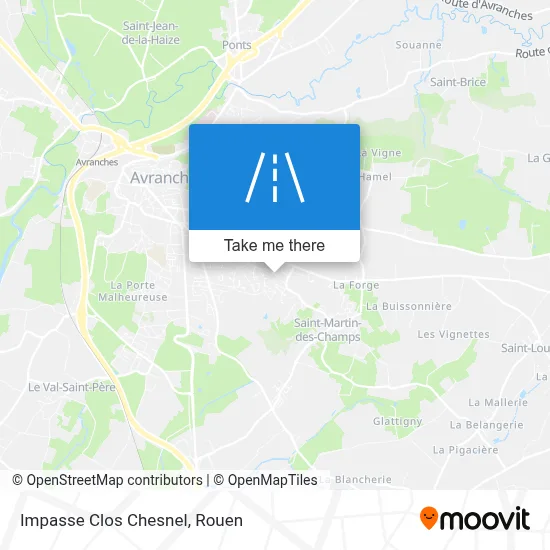 Impasse Clos Chesnel map