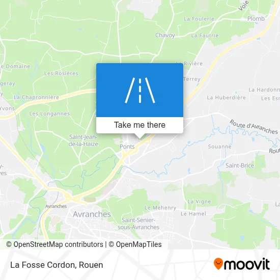 La Fosse Cordon map
