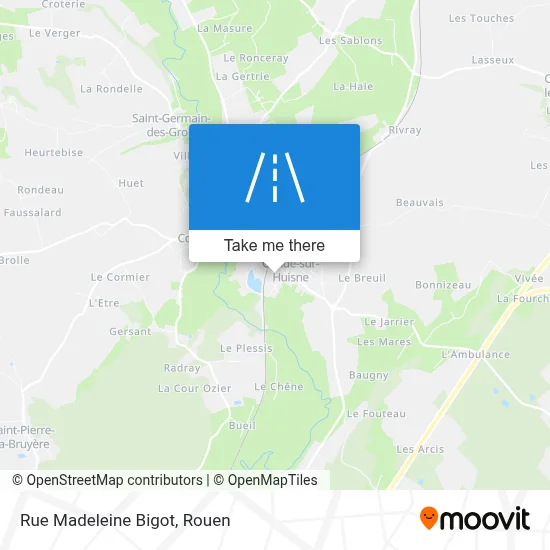 Rue Madeleine Bigot map