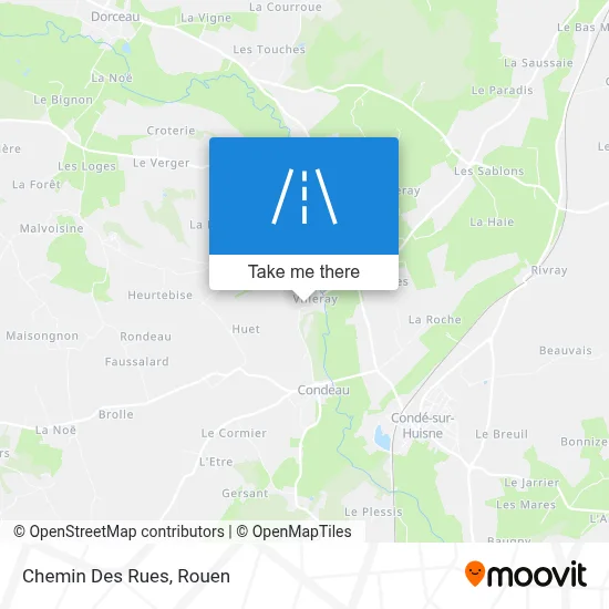 Chemin Des Rues map