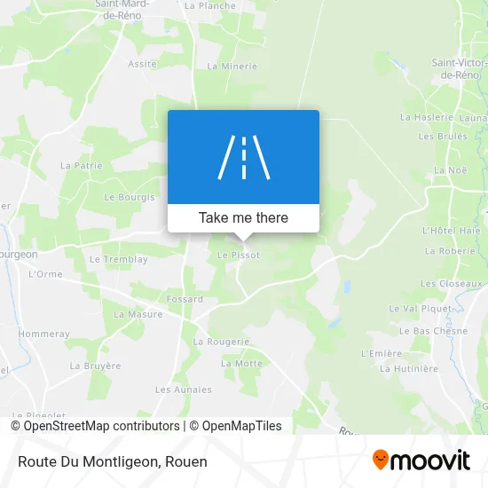 Route Du Montligeon map