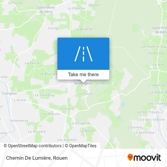 Chemin De Lumière map