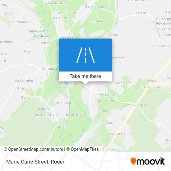 Rue Marie Curie map