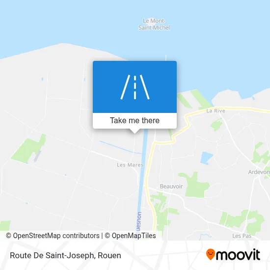 Route De Saint-Joseph map