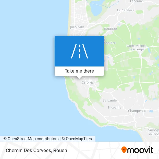 Chemin Des Corvées map