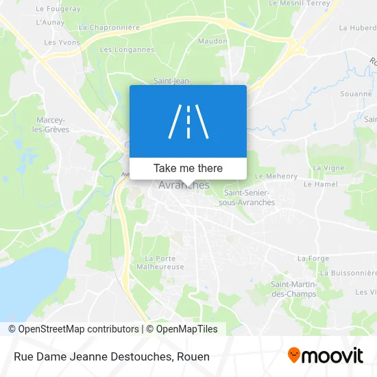 Mapa Rue Dame Jeanne Destouches