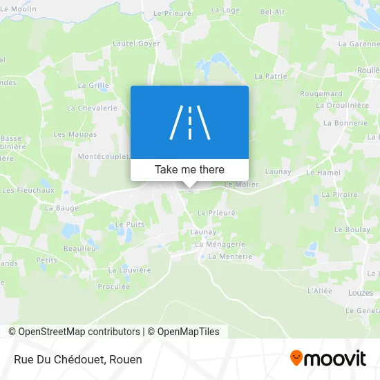 Mapa Rue Du Chédouet