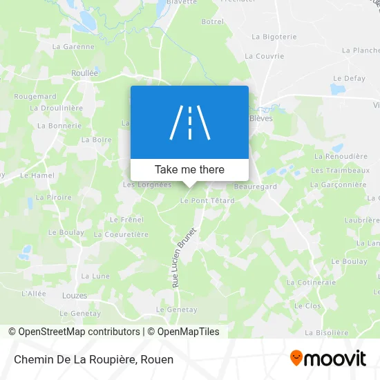 Chemin De La Roupière map