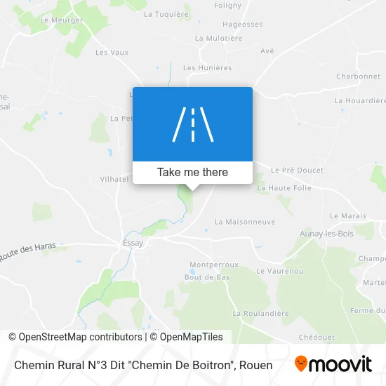 Chemin Rural N°3 Dit "Chemin De Boitron" map