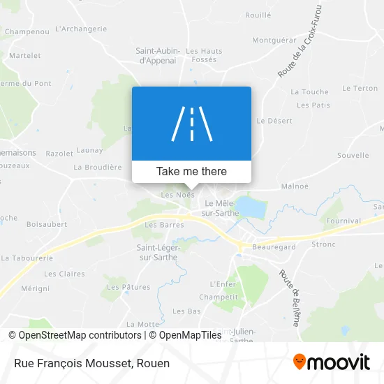Mapa Rue François Mousset