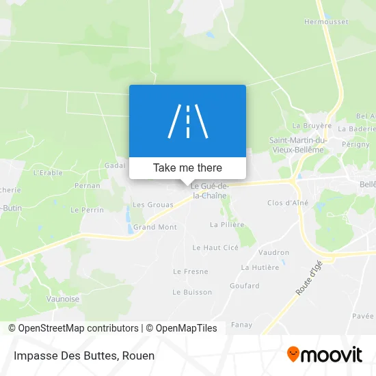 Impasse Des Buttes map