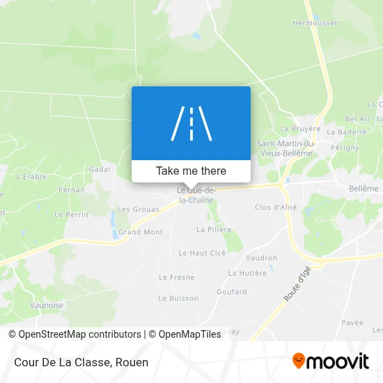 Cour De La Classe map