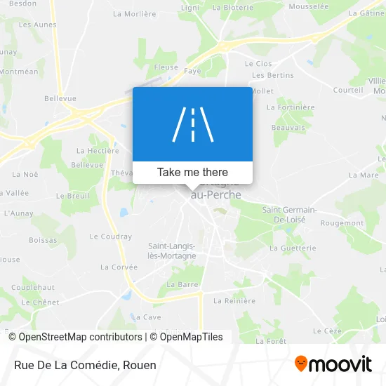 Rue De La Comédie map
