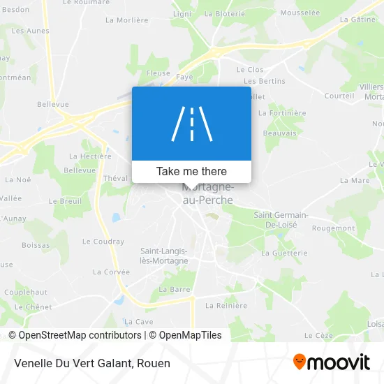 Venelle Du Vert Galant map