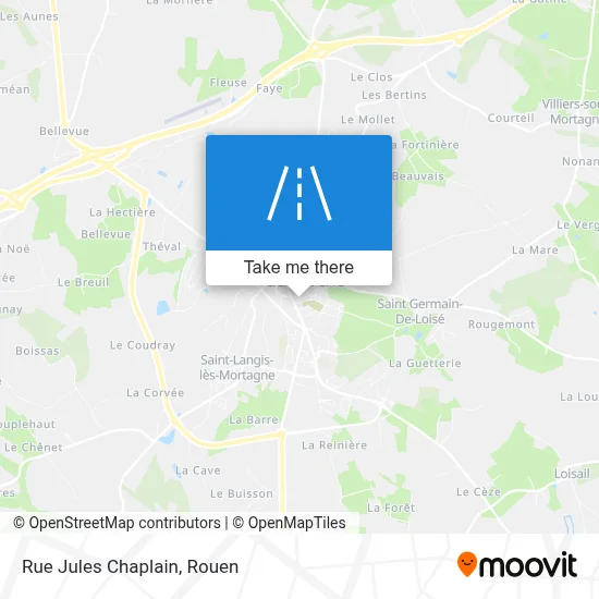 Rue Jules Chaplain map