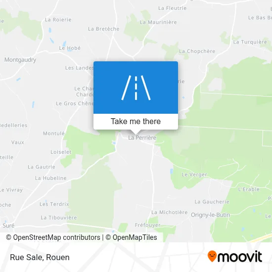 Mapa Rue Sale