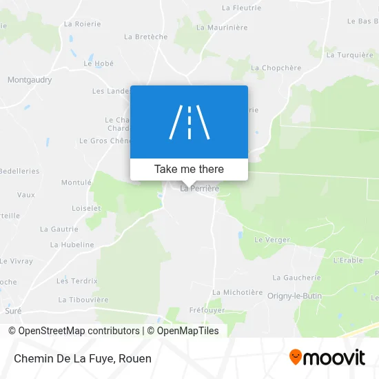 Chemin De La Fuye map