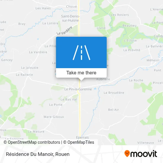 Résidence Du Manoir map