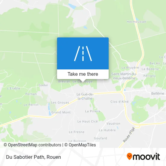 Chemin Du Sabotier map
