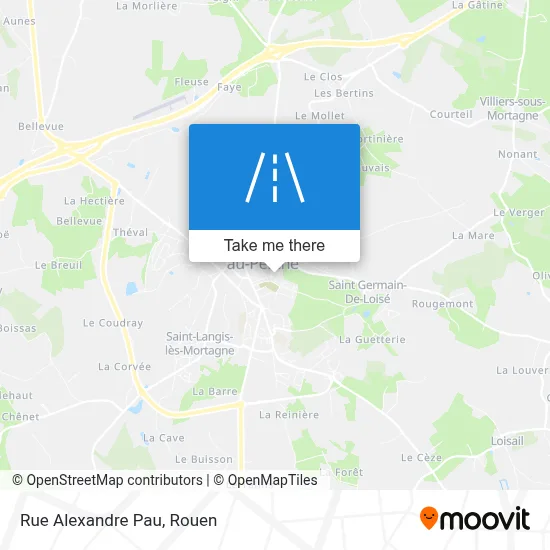 Rue Alexandre Pau map