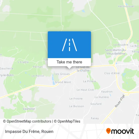 Impasse Du Frêne map