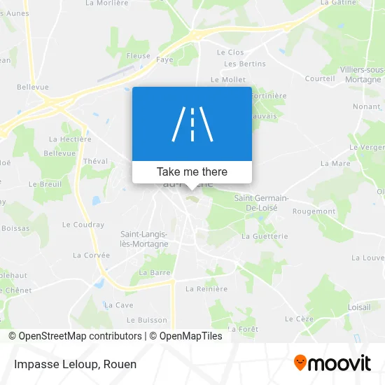 Impasse Leloup map