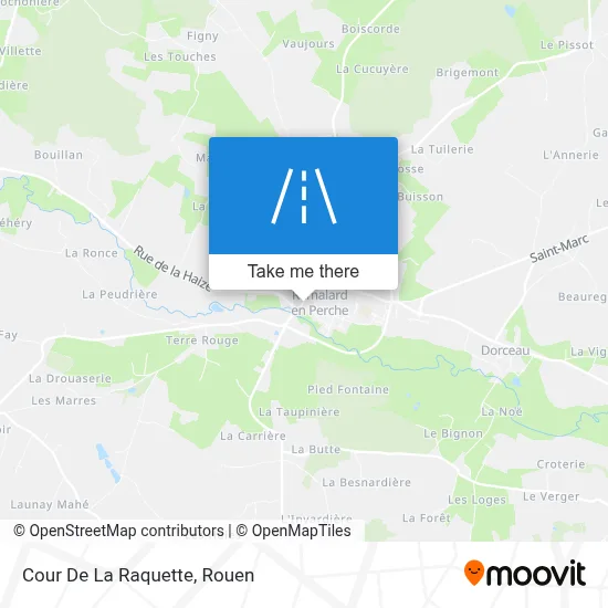 Cour De La Raquette map