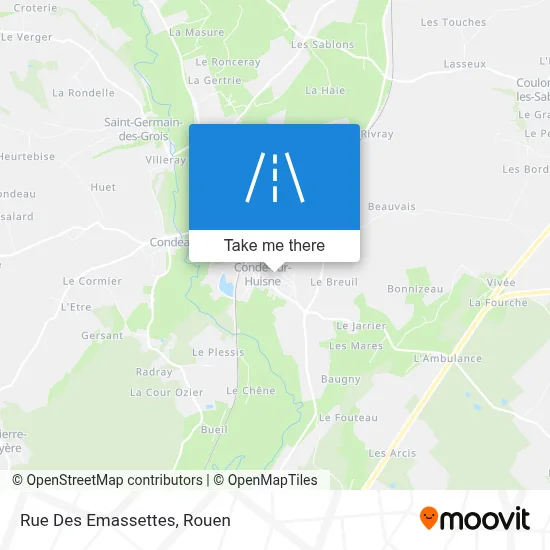Rue Des Emassettes map