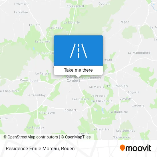 Résidence Émile Moreau map