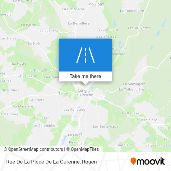Rue De La Piece De La Garenne map