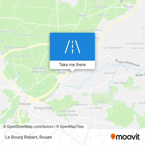 Le Bourg Robert map