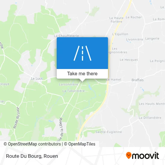 Route Du Bourg map